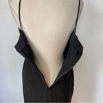 J.R. Nites by Caliendo Vintage 90’s Solid Black Beaded & Sequin Floral Accent Sheath Dress Photo 6