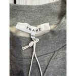 frame denim Frame Shirred Shoulder Gray Sweatshirt In Gris Heather SZ M NWT Photo 3