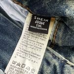 SheIn  Acid Wash Chain Jeans Photo 2
