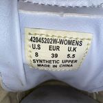 Pony Women's 8 White Black Faux Leather Low Top Lace Photo 5