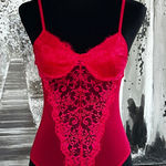 Princess Polly Womens Red Forbidden Romance Lace Bodysuit NWT - Size 8 Photo 0