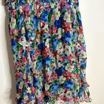 Shoshanna Venezia colorful floral cinch waist Mini Dress size 4 ladies festival Photo 6
