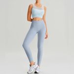 Berlook Activewear Light Blue Mesh Cross Photo 4