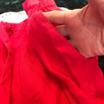 St. Tropez 100% Linen Mini Skirt Pink Deep Coral XL  West Photo 4