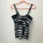 New Boutique two piece black white tankini sz Medium Photo 4