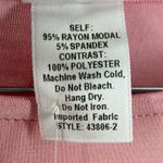 Agnes & Dora Chiffon Ruffle Tunic Pink Short Sleeve Womens XS Made in USA Photo 2