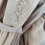 Mon Cheri bridesmaid dress ‎ beige size 8 Photo 8