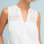 Anthropologie White Lace Top Photo 0