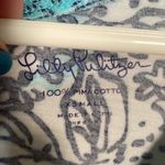 Lilly Pulitzer Juliet Dress Shorely Blue Hippy Happy Shake Pima Cotton Size XS Photo 4