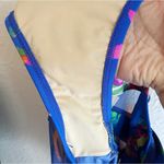 La Blanca  Havana Tropics One-Piece Swimsuit Convertible Straps Blue Sz 12 Photo 7