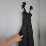 Summersalt The Silky Lux Smocked Maxi Dress Black Photo 4