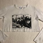 Brandy Melville  Graphic Long Sleeve Crop Top Photo 3