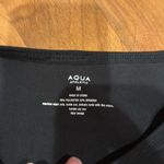 AQUA ‎ athletic bra top size medium black Photo 2