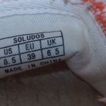 Soludos  Red-Orange/White Frayed Mule Espadrille - Size 8.5 (EU 39) Photo 9