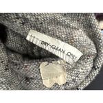 American Vintage 80's high waisted wool skirt, grey flecked black, brown xs Photo 8