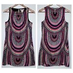 Mara Hoffman Multi-Color Geo Print Sleeveless Shift Dress Size XS Photo 1