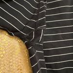 Glyder Black White Pinstriped VITAL 7/8 Yoga Leggings Large Photo 3