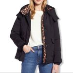 Halogen  Puffer Coat‎ Detachable Hood Warm Black Small Zip Photo 1