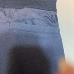 The North Face Aphrodite 2.0 Cropped Athletic Jogger Pants Blue Ruched Hem Sz L Photo 4