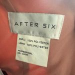 After Six  RUFFLED BACK CHIFFON DRESS WITH JEWELED SASH IN DESERT ROSE Size 2R Photo 8