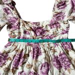 Abercrombie & Fitch  Emerson Poplin Puff Sleeve Mini Dress Size Medium Linen Photo 6