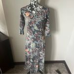 Peruvian Connection  Women’s Dress Long Sleeve Floral Colorful Small Maxi Photo 3