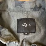 Rails Collins Military Jacket in Sage With Black Stars Photo 6