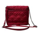 Vera Bradley Tango Red Microfiber Chain Crossbody Handbag Bohemian Shabby Chic Photo 4