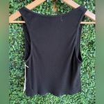 Lacausa  - NWT | Roxy Tank - Sz Large | Black - Ribbed Photo 8