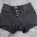 Levi's Levi black Jean shorts  Size 24 So cute on just too small for me:( High rise  Photo 0