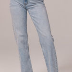 Abercrombie & Fitch The 90's Straight Ultra High Rise Size 27/4 Short Photo 0