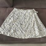American Eagle  OUTFITTERS Flower Design Wrap Around Skirt Size Medium Photo 0