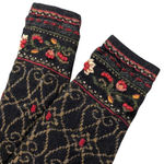 Icelandic Design Wool Tapestry Knit Zip Jacket Nordic Folk Y2K Large F284 Photo 8