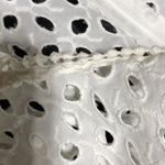 Madison Leigh White Belted Eyelet Sheath Dress Preppy and Chic Sizeb10 Photo 7