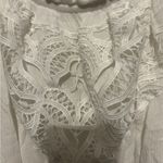 Earthbound  white short sleeve crop top size large Photo 2