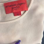 Emanuel Ungaro Womens Blouse‎ Size 6 Business Office Casual Ruffle Career Work Tan Photo 5