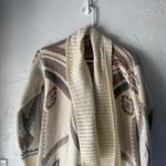Roxy  Aztec Southwestern‎ Geometric Print Waterfall Cardigan Sweater Size S Photo 1