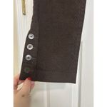Gap Y2K  Chocolate Brown Corduroy Cropped Pants Size 8 Fall 2004 Stretch Photo 5