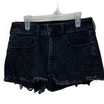 American Eagle  Super Super Stretch X Hi Rise Shortie Size 8 Black Photo 0
