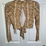 Vitamin A Top Womens Remy Rashguard Snakeskin Sz S Made In Italy NWT Photo 7