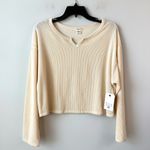 Billabong  Mai Tai Long Sleeve Top Cream‎ Ivory S Photo 3