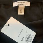 Nine West Black Satin Skirt with Slit Photo 2