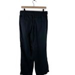 Quince  100% European Linen Wide Leg Pants Drawstring Black Women's Size Large Photo 4