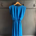 Tacera  Vibrant Blue Dress Photo 1