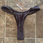 SKIMS  Glitter Swim Bikini Bottom Cocoa Size 2X Photo 1