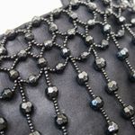 Vintage Y2K Black Beaded Mini Bag Photo 6