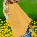 Dark mustard yellow adorable top! New Size M Photo 1