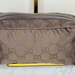 Gucci  Monogram Nylon Accessory Pouch Bag Photo 0