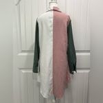 SheIn Colorblock Button-Up Shirt Dress Photo 1