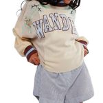 FREE PEOPLE Bali Day Dreams Wander Pullover Size M New with Tag MSRP $198 SOO Blue Size M Photo 2